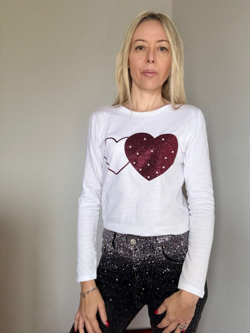 Alternative view of T-shirt 2 cuori